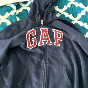 gap hoodie zip xl